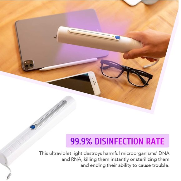 Handheld UVC Light Sanitizer Wand, - Picture 3 of 8